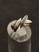 Sterling sølv ring størrelse 52 med klare stene fra sølvsmed Jens Aagaard Svendborg emne nr. 647143