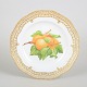 Royal Copenhagen, Flora Danica frugttallerken.Rund frugttallerken fra Flora Danica-stellet i ...