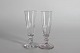 Gl. Franske champagneglas fra ca. 1900Højde 16,5 cm Diameter kumme 5 cmDiameter fod 7 ...