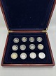 Komplet samling af officielle erindrings medaljer udgivet til H.C. Andersens 200-års Jubilæum. ...