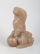 Arne Bang, pekingeserhund.Skulpturel pekingeserhund, model nr. 10, udført i Arne Bangs eget ...