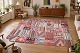 Large kilim carpet, circa 1970s.Handwoven kilim carpet in pure wool with a patchwork-like ...