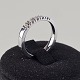 Alliance ring af hvidguld, med 5 diamanter. Producent AnytimeStørrelse 544,56g