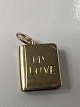 14 karat gold. Book engraved with My Love.Charms / Pendants.Height 1.6 cm.