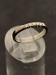 14 carat white gold ring size 57-58 with 5 diamonds from goldsmith Erik Graugaard item no. 648422