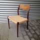 Niels Ole Møller spisebordsstol i palisander med flettet sæde. Model 71. Palisander kan ...