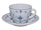 Bing & Grøndahl Blåmalet Hotelporcelæn / jernporcelæn (musselmalet), stor kaffekop med ...