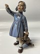 Dahl Jensen figur, Pige med bamse.Dekorationsnummer 1152.1. sortering.Højde 14,2 ...