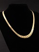 14 karat guld murstens halskæde 42,5 cm. B. 0,5 -0,9 cm. vægt 28,5 gram stemplers GIFA 585 emne ...