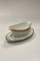 Royal Copenhagen Stel 594 Sovseskål No. 9344Slid på guldkant kan forekommeMåler 22 cm / 8.66 ...