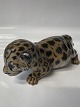 Royal Copenhagen figur, Jaguar unge Sjælden figur.Design Jeanne Grut.Dekorationsnummer ...