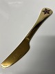 Års kniv 1984 Georg Jensen, Kragefod.Forgyldt sterling sølv.Længde 16,5 cm.Flot og ...