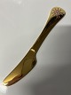 Års kniv 1988 Georg Jensen, Trævlekrone.Forgyldt sterling sølv.Længde 16,5 cm.Flot ...