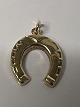 Hestesko til Charms / Vedhæng 14 karat Guld.Stemplet 585.Højde med øsken 2,0 ...