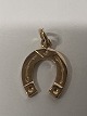 Hestesko til Charms / Vedhæng 14 karat Guld.Stemplet 585.Højde med øsken 1,6 ...