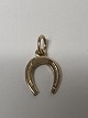 Hestesko til Charms / Vedhæng 14 karat Guld.Stemplet 585.Højde med øsken 1,4 ...