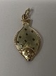 14 karat guld. Rødspætte med emalje. Charms / ...