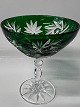 Rømer Glas Likør skål Grøn.Højde 9,5 cm.Diameter 8,2 cm.Pæn og velholdt stand