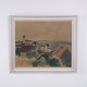 Maleri af den danske kunstner Søren Hjorth-Nielsen (1901–1983) med motiv fra Vesterø på Læsø, ...