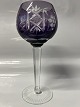 Rømer Glas Rødvin Aubergine.Højde 18,5 cm.