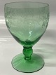 Hvidvinsglas Grøn Gerda HolmegaardHøjde 9,6 cm