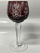 Rømer Glas portvin Aubergine.Højde 12 cm.