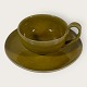 Kähler keramik, Kaffe/Tekop, kop 10cm i diameter, 5cm høj, underkop 16,5cm i diameter *pæn stand*
