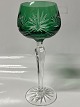 Rømer Glas Rødvin Grøn.Højde 19,5 cm.Pæn og velholdt stand.