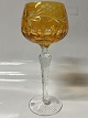 Rømer Glas Rødvin Orange.Højde 19,5 cm.Pæn og velholdt stand.