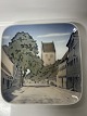 Royal Copenhagen Firkantet asiet (oprindeligt askebæger) Køge.Af fabriksmærket ses det, at ...
