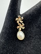 14Karat Guld Vedhæng - Blomster og perle