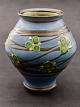 H A Kähler keramik vase højde 19 cm. emne nr. 650957
