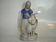 Bing & Grøndahl 
Figur af en 
Pige og ged. 
Dekorationsnummer 
2180
1. sortering. 
Højde ...