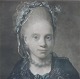 Colour Mezzotinte Opus 55 Jens Juel 1795 Woman portrait, Etching