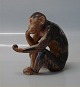 Bing & Grondahl 
Stoneware. B&G 
1510 Monkey 
looking at 
turtle Design 
Dahl Jensen 13 
cm 2nd. ...