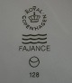 Blåkant fajance porcelæn, kaffekander med låg 1 liter