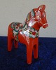 Red Dala horses from Sweden H 13.5cms