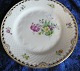 Saxon Flower with gold- and full lace rim B&G Danish porcelain, cake plate 17cm