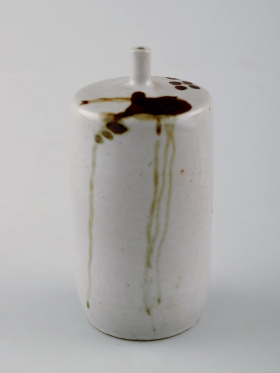 Claes Thell, Swedish ceramist. 1986. Miniature ceramic vase.
