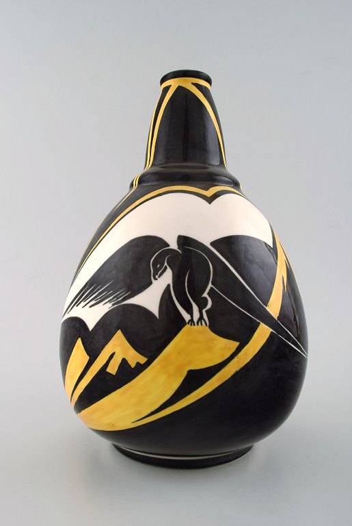 Eskaf, Holland art nouveau ceramic vase.