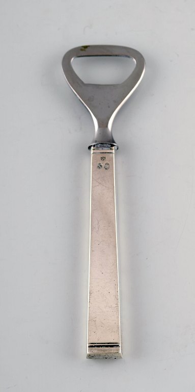 Horsens Denmark: "Funkis III". Bottle opener.
Art deco silver cutlery 1930/40 s.