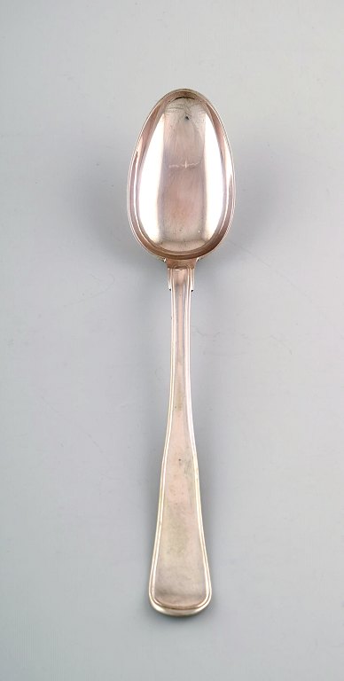 Danish silversmith. Old danish large soup spoon in silver (830). 1950