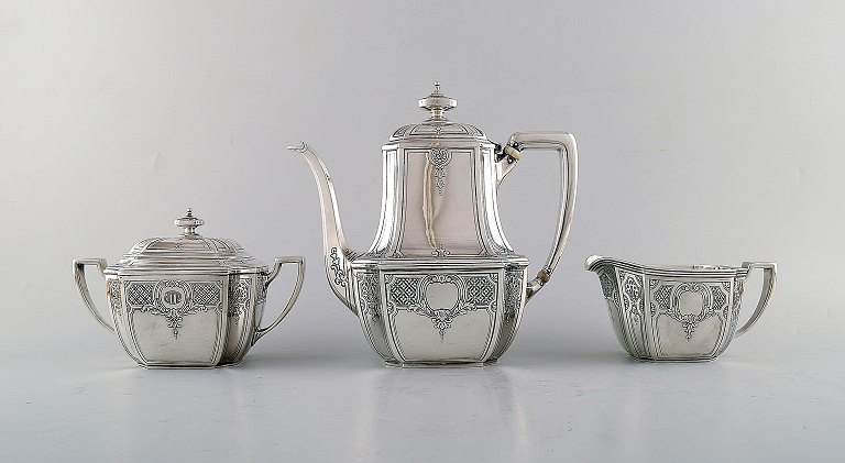 Tiffany & Company (New York). Coffee service in sterling silver. Classicist 
style, 1870