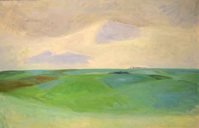 Poul Sørensen (1896-1959). Dansk kunstmaler. Olie på lærred. 1940