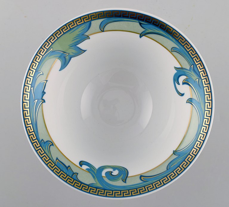Gianni Versace for Rosenthal. "Arabesque" bowl in porcelain. Late 20th century.
