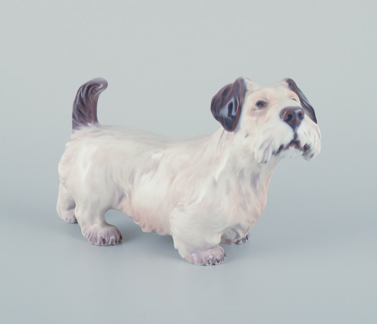 Dahl Jensen, porcelain figurine of a Sealyham Terrier.