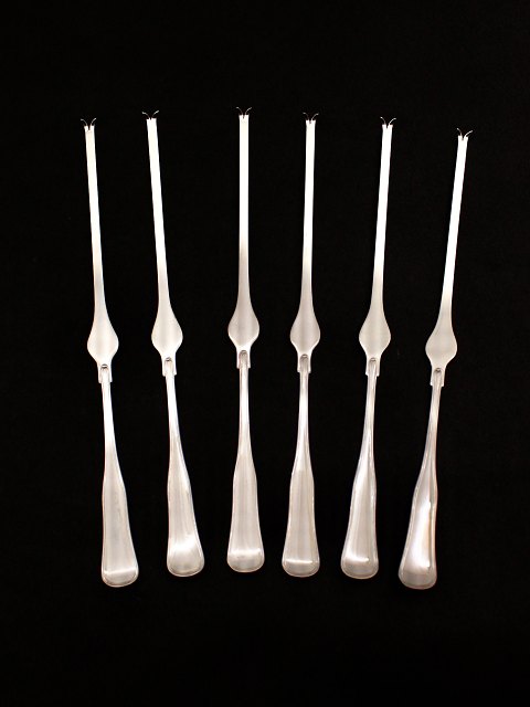 Dobbeltriflet  sølv hummer gafler