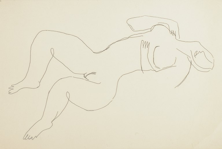 Jean Fautrier (1898-1964)Figurkomposition.Radering, 5/50.