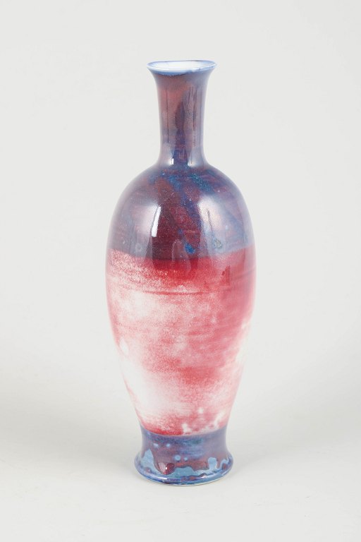RörstrandUnik prøveglasur-vase, 1985.