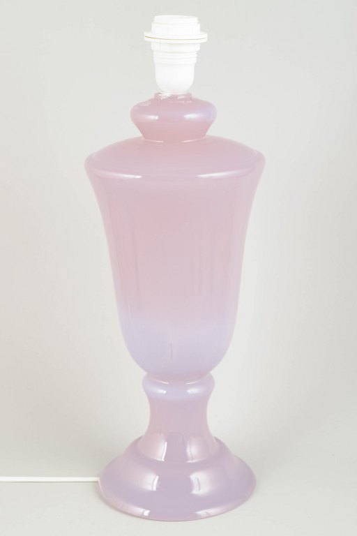 Large art glass table lamp, 1980s.